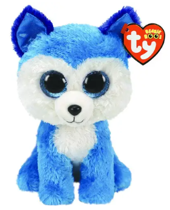 BEANIE BOOS PRINCE HUSKY BLUE REG