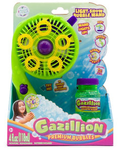 GAZILLION BUBBLES LIGHT SHOW BUBBLE WAND