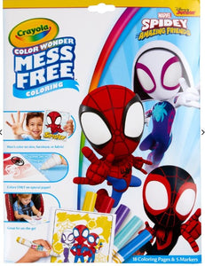 CRAYOLA COLOUR WONDER - MARVEL SPIDEY