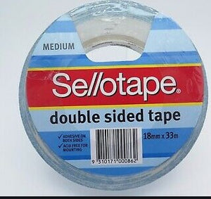 TAPE DOUBLE SIDED SELLO NO.404 18MMX33M