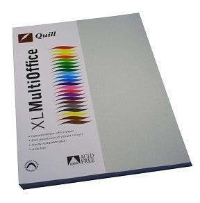 COPY PAPER QUILL A4 XL GREY PK100