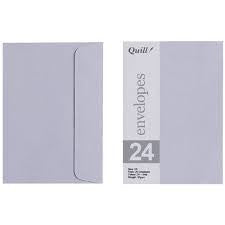 ENVELOPE QUILL C6 XL MULTIOFFICE GREY PK