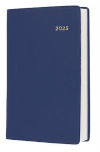 DIARY 2025 COLLINS BELMONT B7R 125X80MM 157.V59 B7R PVC POCKET 1DTP NAVY