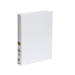 BINDER INSERT MARBIG A4 CLEARVIEW 3 D-RING 25MM WHITE