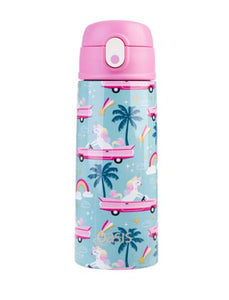 OASIS S/S DOUBLE WALL INSULATED KIDS DRINK BOTTLE W/SIPPER STRAY 550ML - PINK CADILLAC