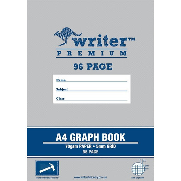 GRAPH BOOK WRITER A4 10MM 96PG