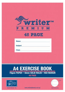 BOOK WRITER A4 48PG 18MM SOLID RULED