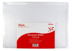 DOCUMENT WALLET F/C CLEAR