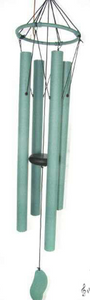 84CM GREEN HARMONIOUS 4 TUBE W/CHIME