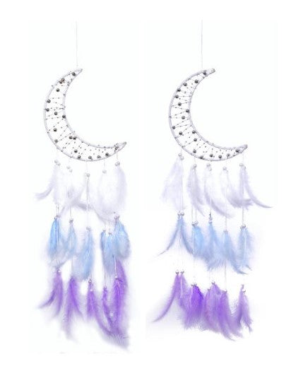 19CM CRESCENT MOON DREAM CATCHER