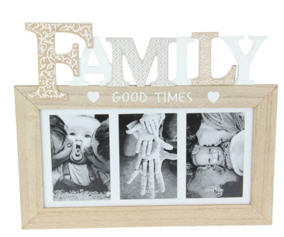 40X32CM TRIPPLE FAMILY FRAME/WALL HANGER