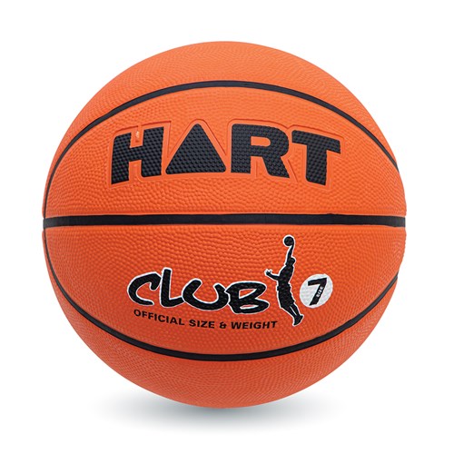 HART CLUB RUBBER BASKETBALL SIZE 7