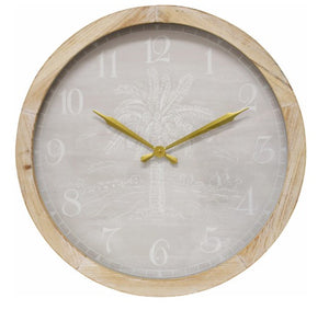 CLOCK DATE PALM NEUTRAL