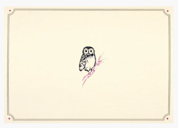 NOTE CARD OWL PORTRAIT